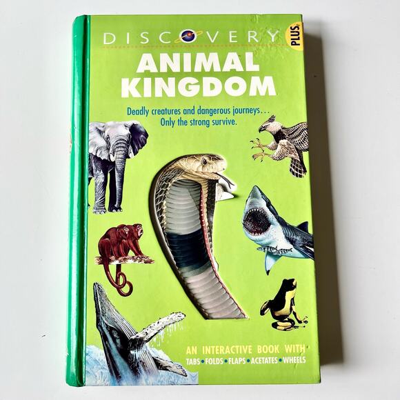 Discovery Plus: Animal Kingdom Book - By Barbara Taylor - Picture 1 of 5